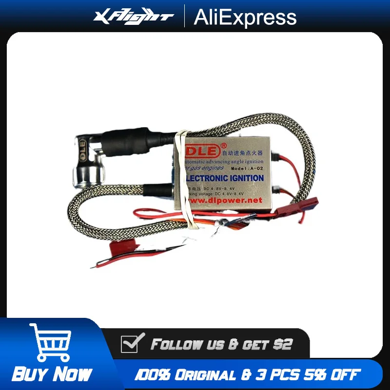 

DLE30 Ignition Module for DLE-30 30cc Gas Engine RC Airplane Helicopter Parts with Spark Plug & Cable Replacement