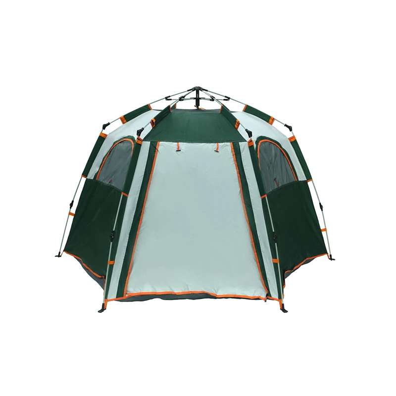 Portable Outdoor Camp Tent House Shaped Tents Quick Opening Free Construction Automatic Tent For Family Trips