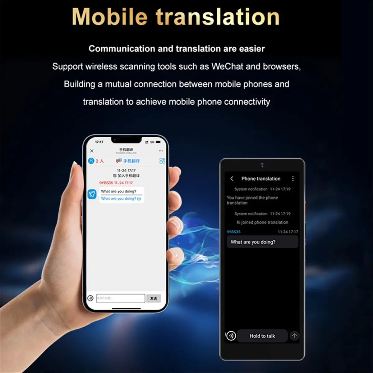 New Electronics 148 Languages Remote Video Call AI Voice Translator Online Offline Overseas Travel Real-Time Conversation Intell
