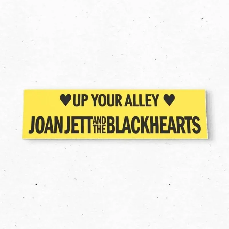

Joan Jett blackbuds bumper sticker-music promo vintage style vinyl decal 80s-bumper stickers-car stickers