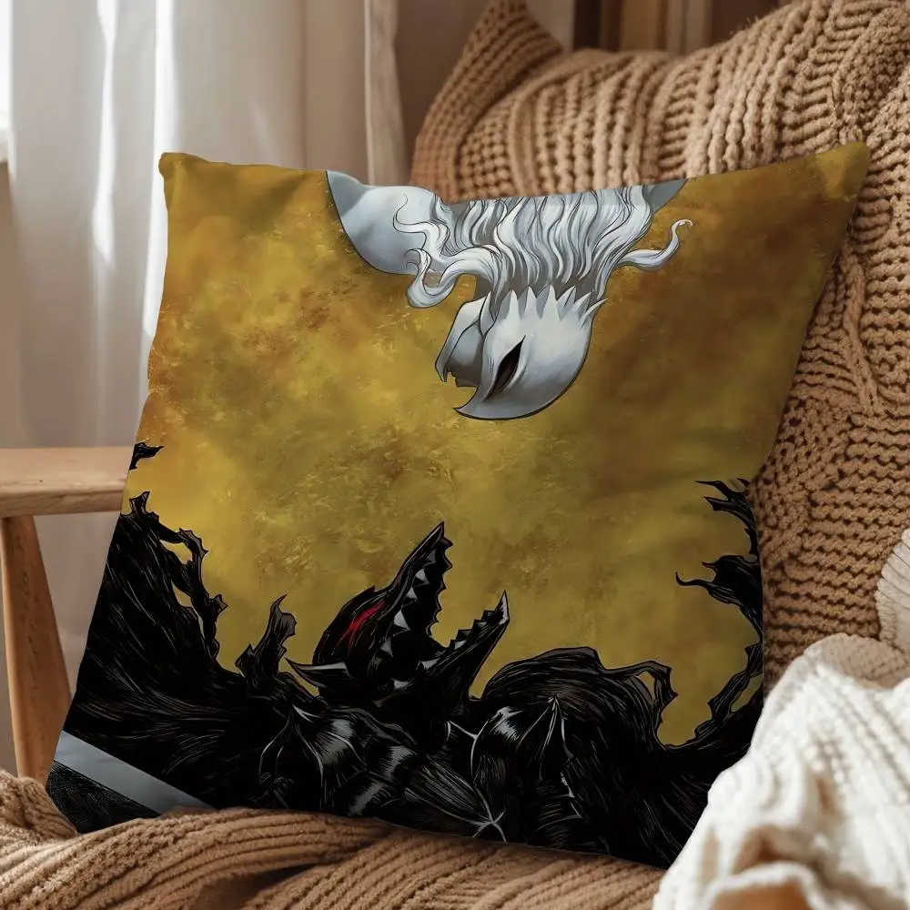 cartoon Griffith Guts Berserk Pillow Case Pillow Case Living Room Sofa Cushion Cover Suitable For Home Bedroom Room Decoration view 5