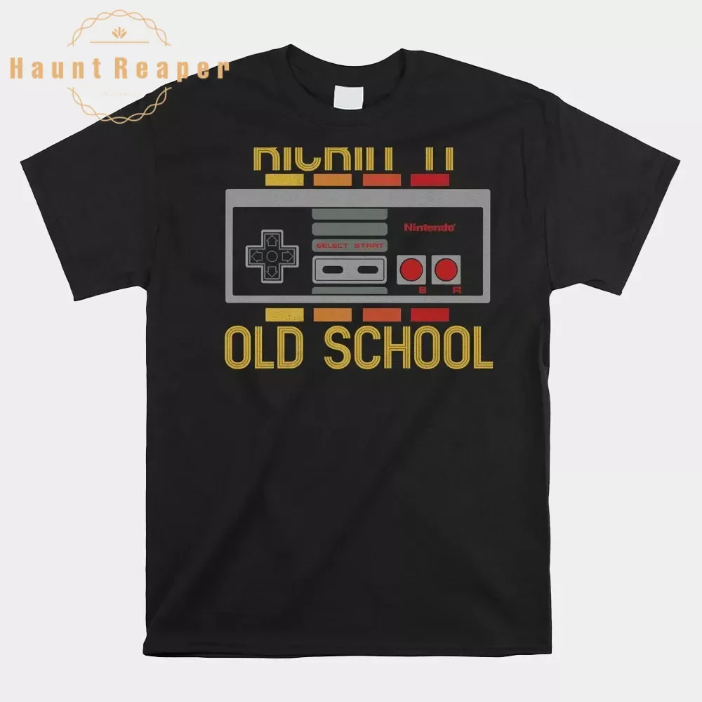 Haunt Reaper Men T Shirt Nintendo Nes Retro Kickin' It Old School Shirt O-neck Short Sleeve Plus Size Top Tees 6XL