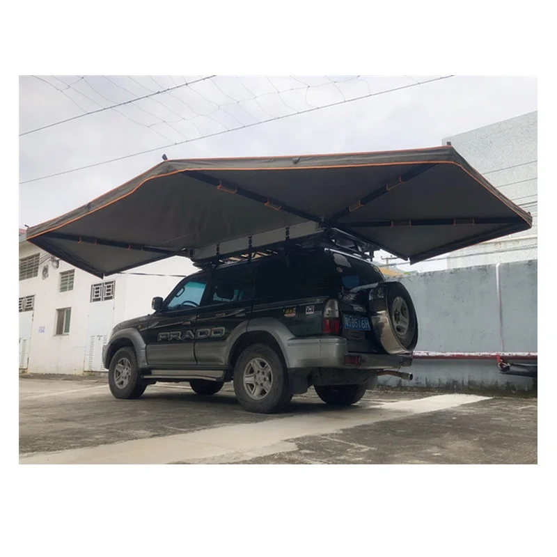 Patented Car Side Freestanding 270 Awning Custom