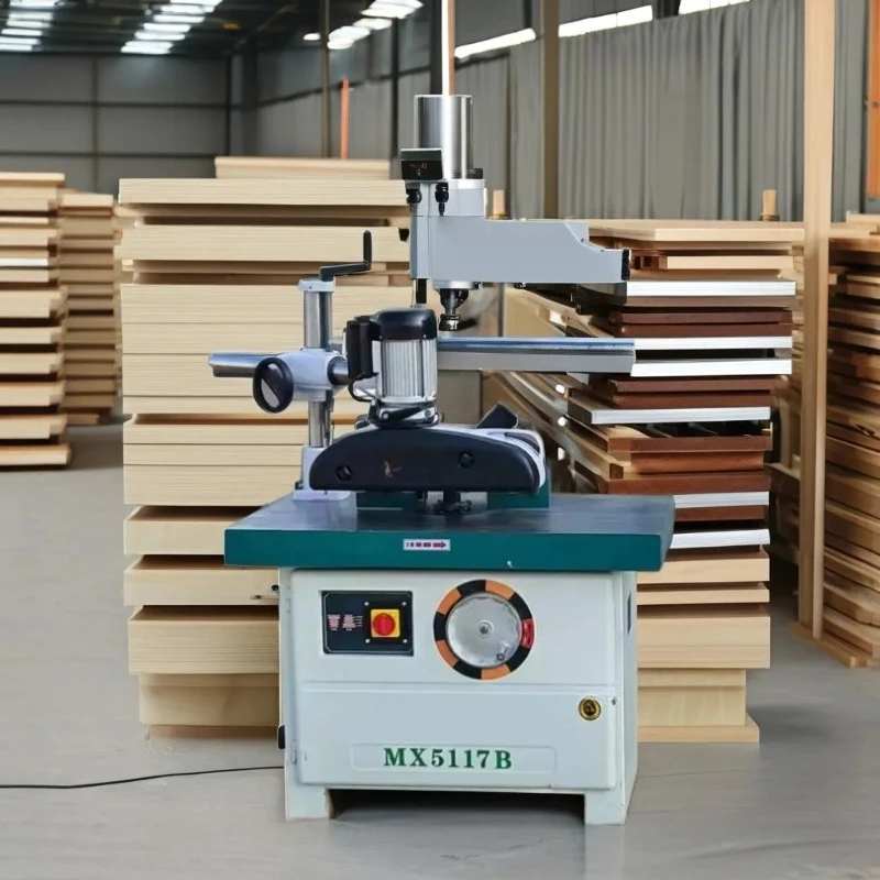 380V with automatic feeding function MX5117B vertical single-axis woodworking milling machine, woodworking spindle forming