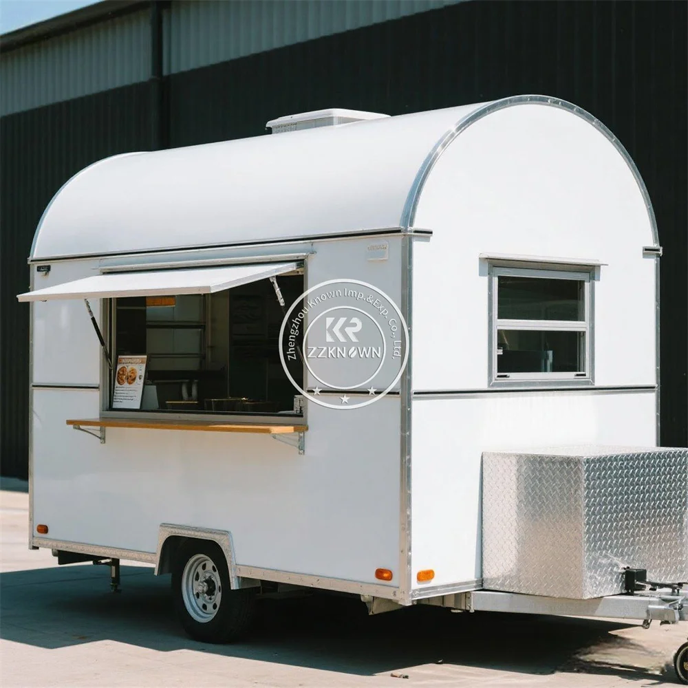 Mobile Ice Cream Cart Catering Truck Food Vending Food Trailer American Standard Concession Food Truck