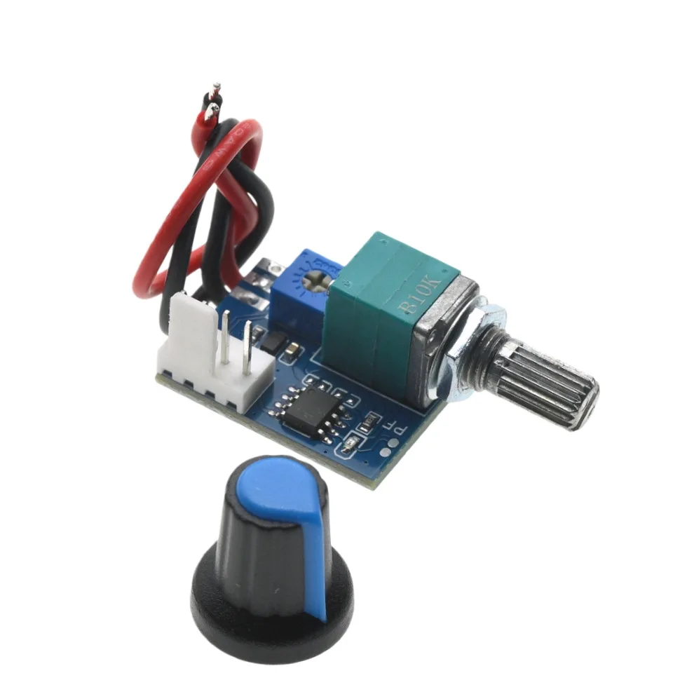 Geräuschloser 12V PWM-Lüfterdrehzahlregler – 4-Pin kleiner Leistungsregler für PC-Gehäuselüfter – Detail 2