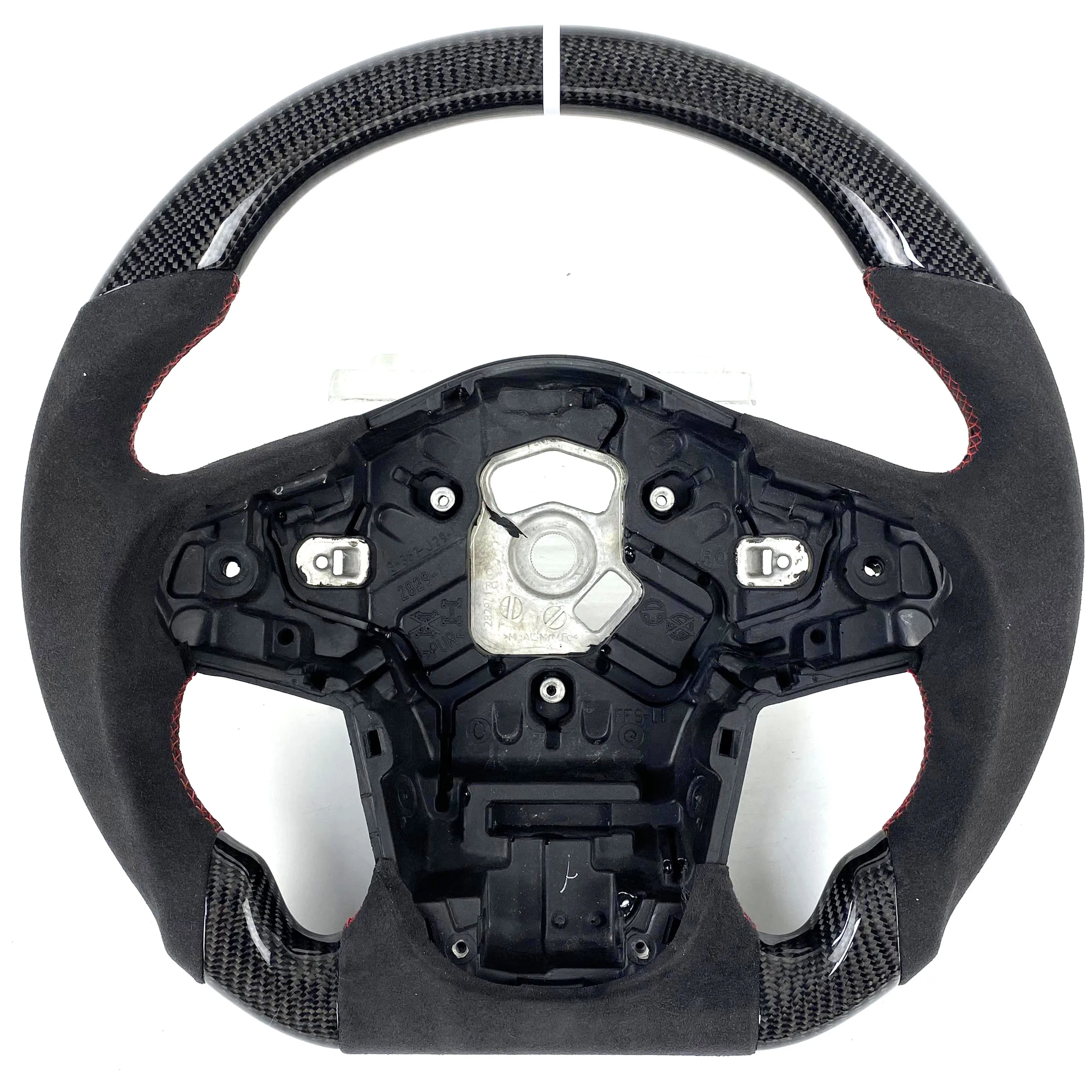 

Real Custom Car Carbon Fiber Steering Wheel for 2021-2023 A90 GR Supra A90 MK5 Sport Style