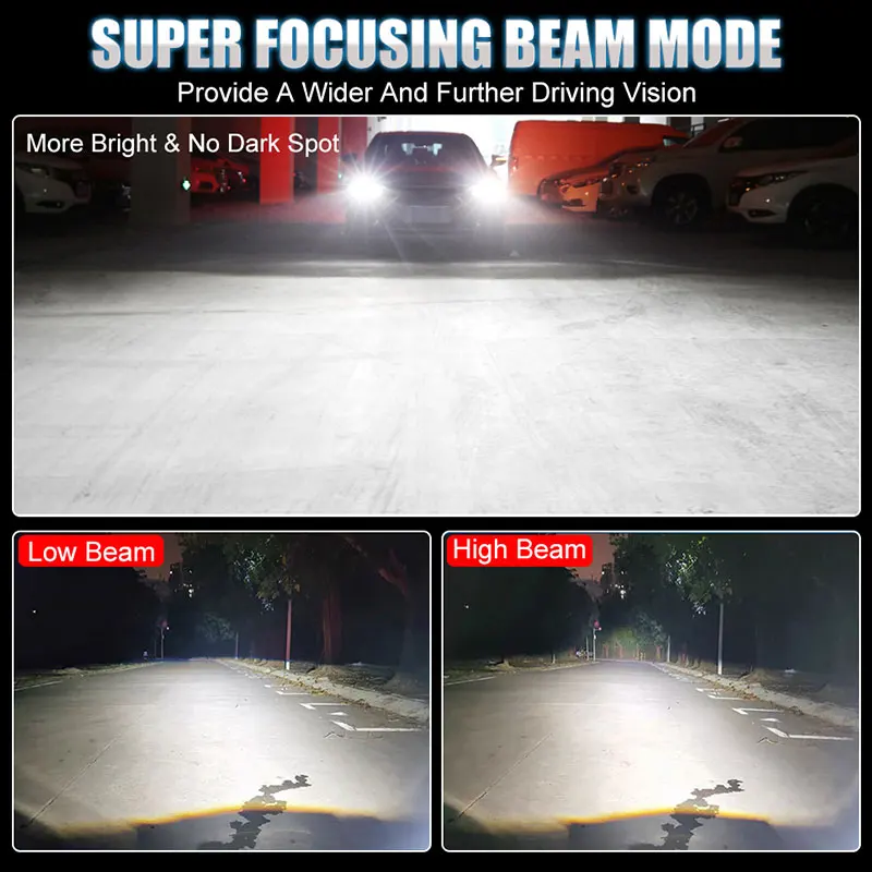 H7 LED CANBUS 360 for Projector Lenses 2700W H11 H1 H4 LED H8 Headlight Bulbs HB3 9005 HB4 9006 Hir2 9012 LED Fog Lights 6000K