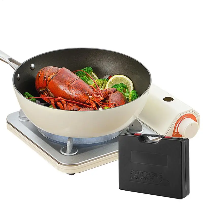 

Camping Stove Portable Outdoor Ultra-Thin Cooking Burner Ultra-Thin Camp Burner With Carrying Case Small Kitchen Cooktop For