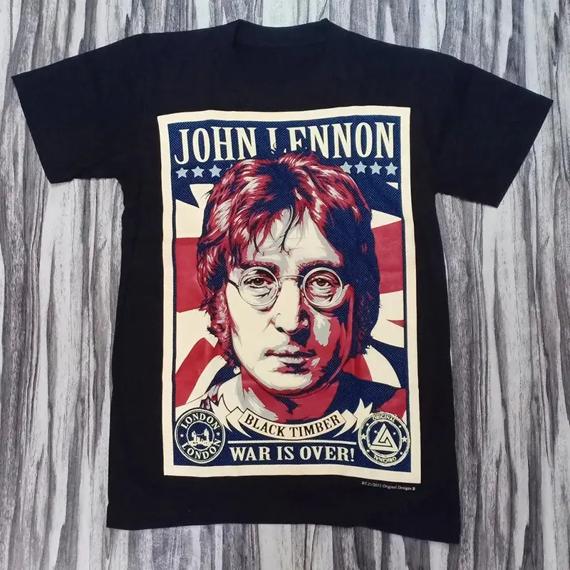 2026 THE BEATLES - John Lennon's American-style Retro Literary Short-sleeved T-shirt for Men