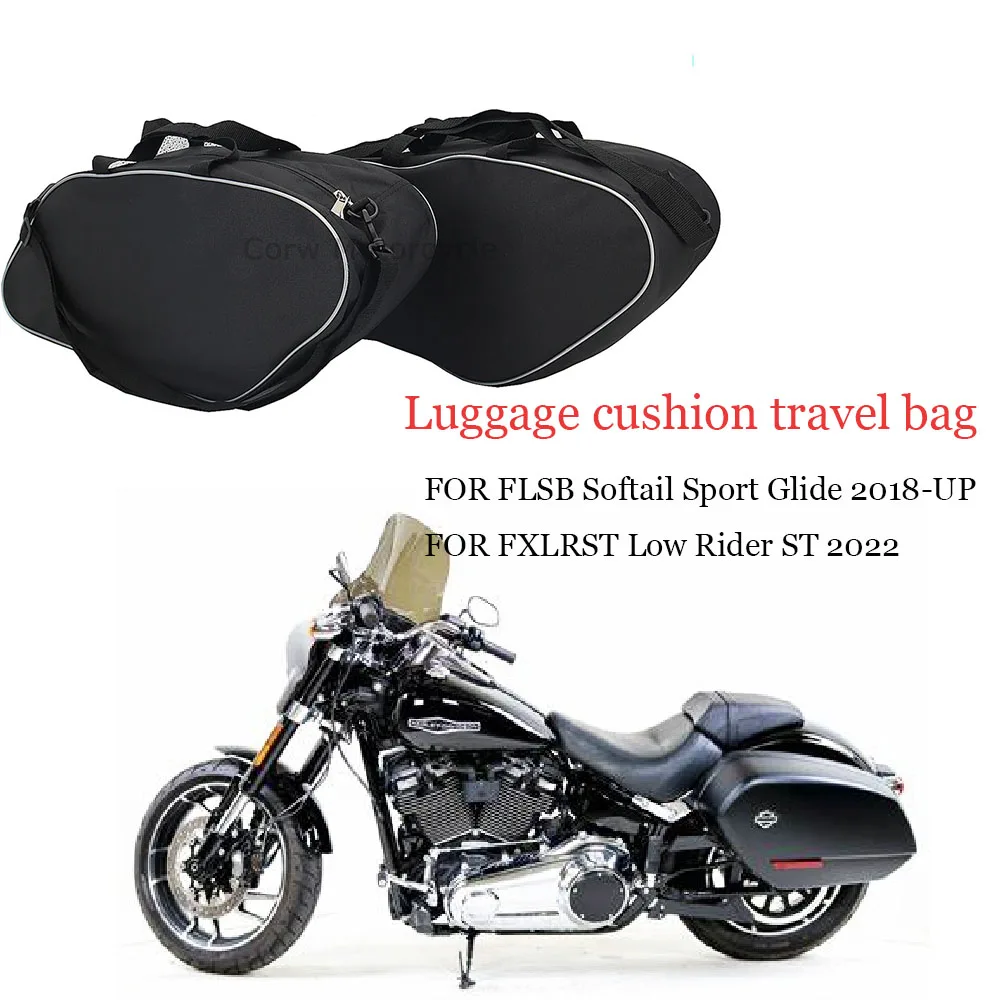 

For Harley FLSB Softail Sport Glide 2018-UP Hard Saddle Bag Luggage Cushion Travel Bag Soft Cushion New Motorcycle Accessories