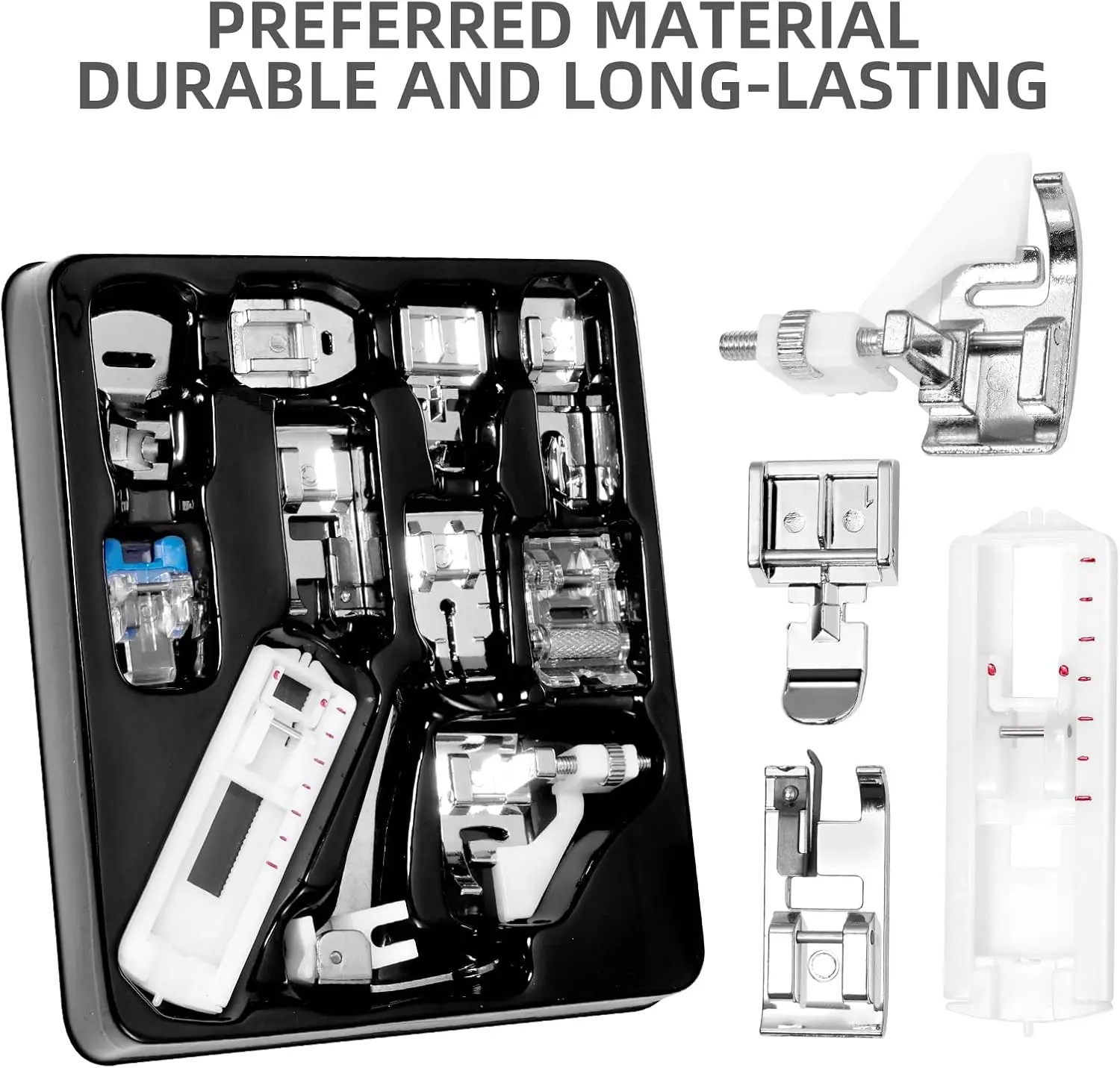 

Бытовая электрическая швейная машина, стопорная строчка, кромка, педаль толстого материала | Набор прижимных лапок из 11 предметов продается отдельно