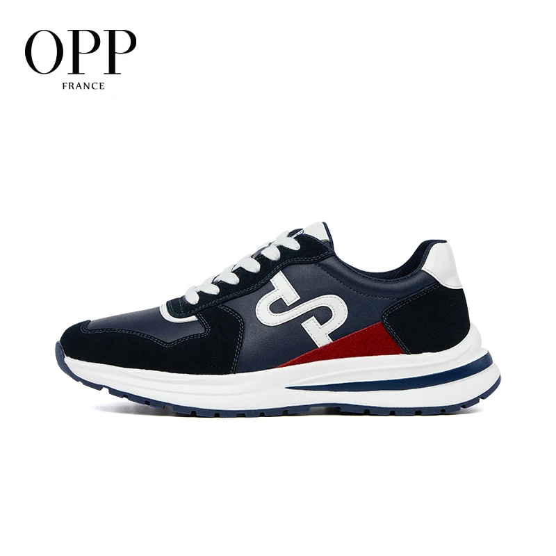 OPP-Baskets de sport en cuir véritable pour hommes, haut de gamme, 574 cuir véritable, mode balance, Zapatillas zones bre, design de luxe, neuves