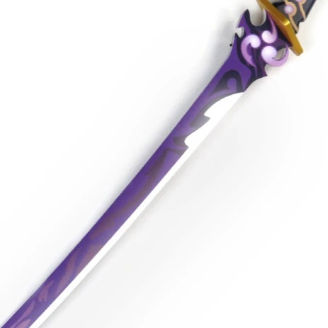 100cm Mistsplitter Reforged Genshin Impact Game Peripherals Weapon Model Bamboo Sword Cosplay Prop Crafts Gift Toys Collections