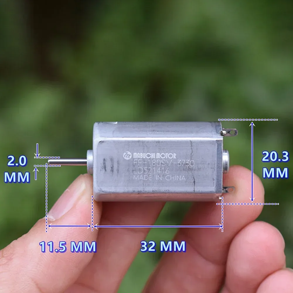 اليابان MABUCHI FF-180SV-3730 تيار مستمر 1.2 فولت 3.7 فولت 14200 دورة في الدقيقة عالية السرعة فرشاة معدنية المحرك لعبة نموذج ماكينة حلاقة كهربائية