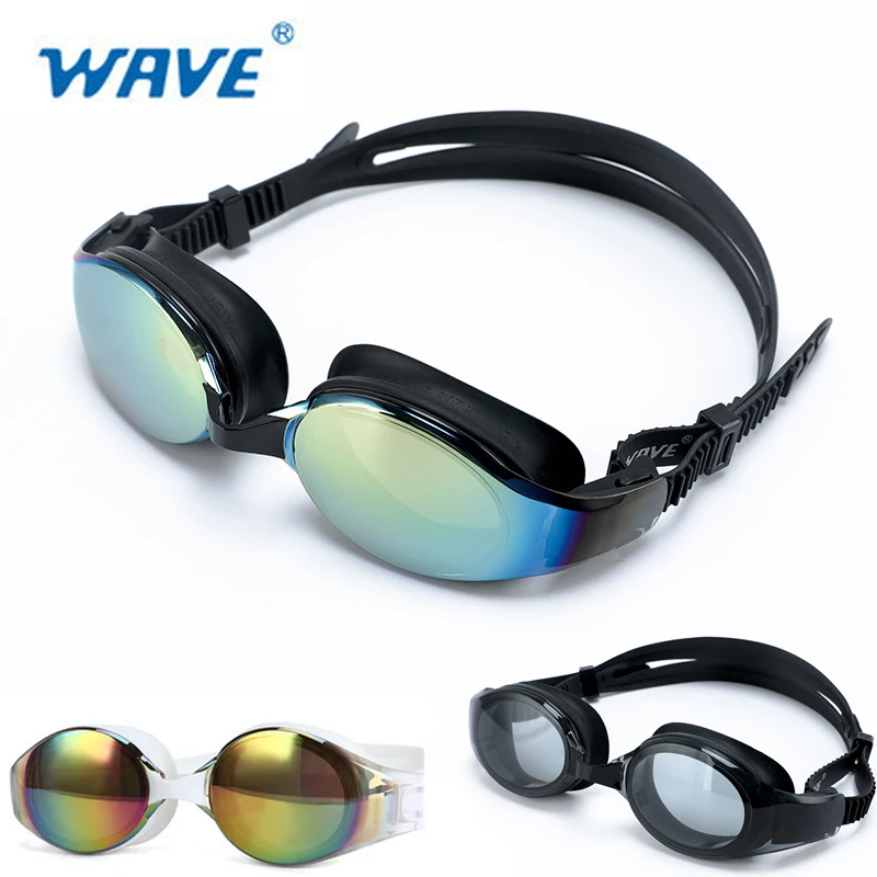 

New Adult Large Frame Swimming Goggles Water Sports Swimming Diving High Definition Anti-Fog Waterproof Electroplating Goggles