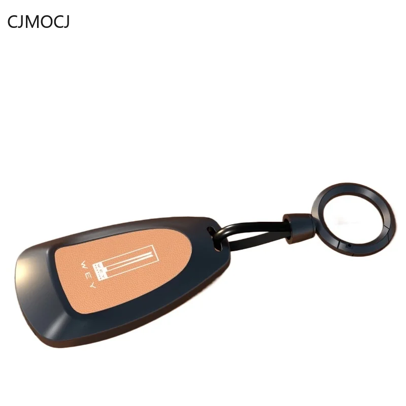 

Premium Leather Key Cover Case for WEY Gaoshan 7 / 8 / 9 (2024) - Protective Key Fob Shell Keychain