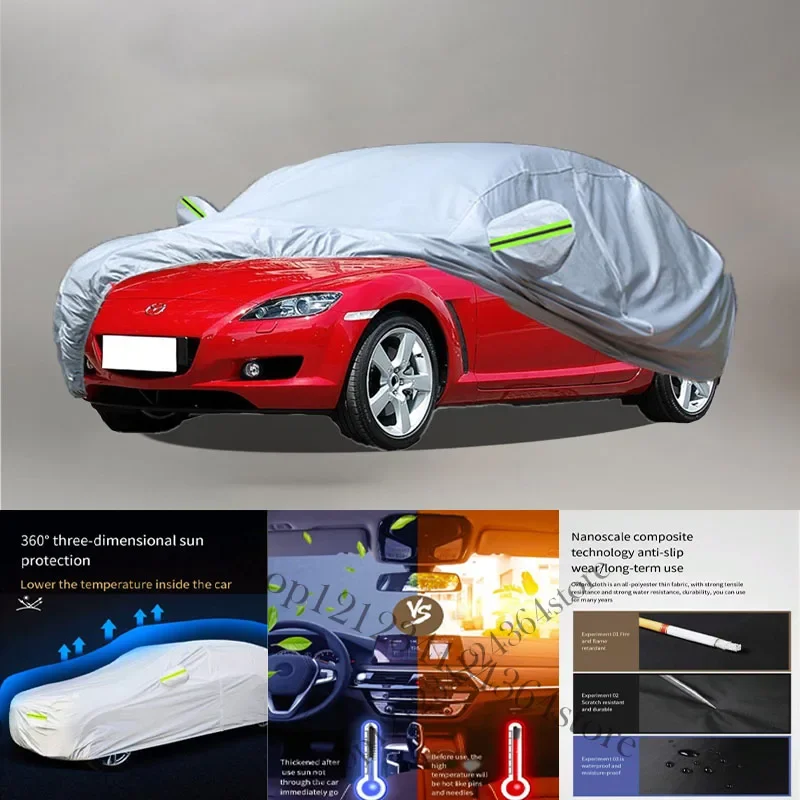 

For Mazda RX-8 Auto Anti snow Anti dust Anti-uv Anti peeling paint And Anti Rainwater 210t car cover Car cover protection