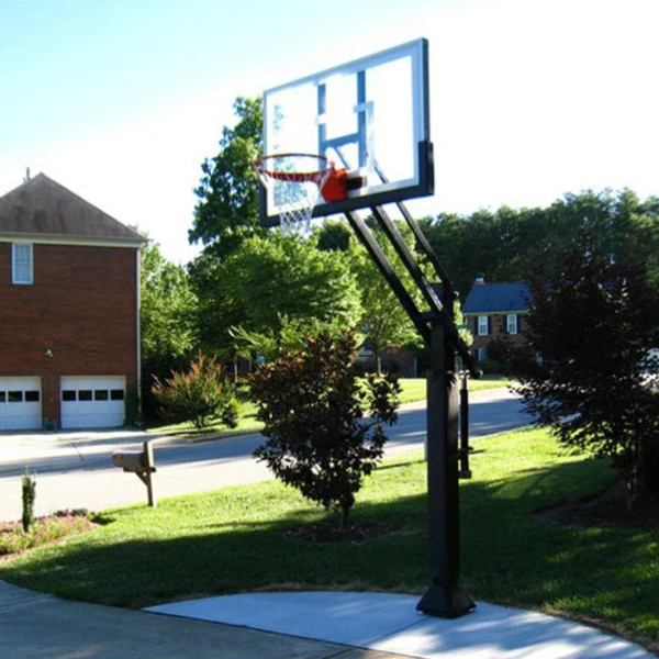 Professional In-ground  Basketball Goals Outdoor Custom Basketball Hoop Adjustable Salepromote sales