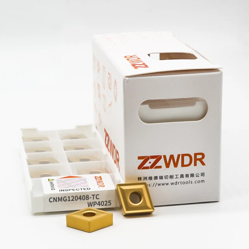 10 pezzi CNMG 120408   TC 4025 Per parti in acciaio Inserti in metallo duro originali al 100% Utensili per tornitura esterna CNMG Utensili per tornio CNC di alta qualità