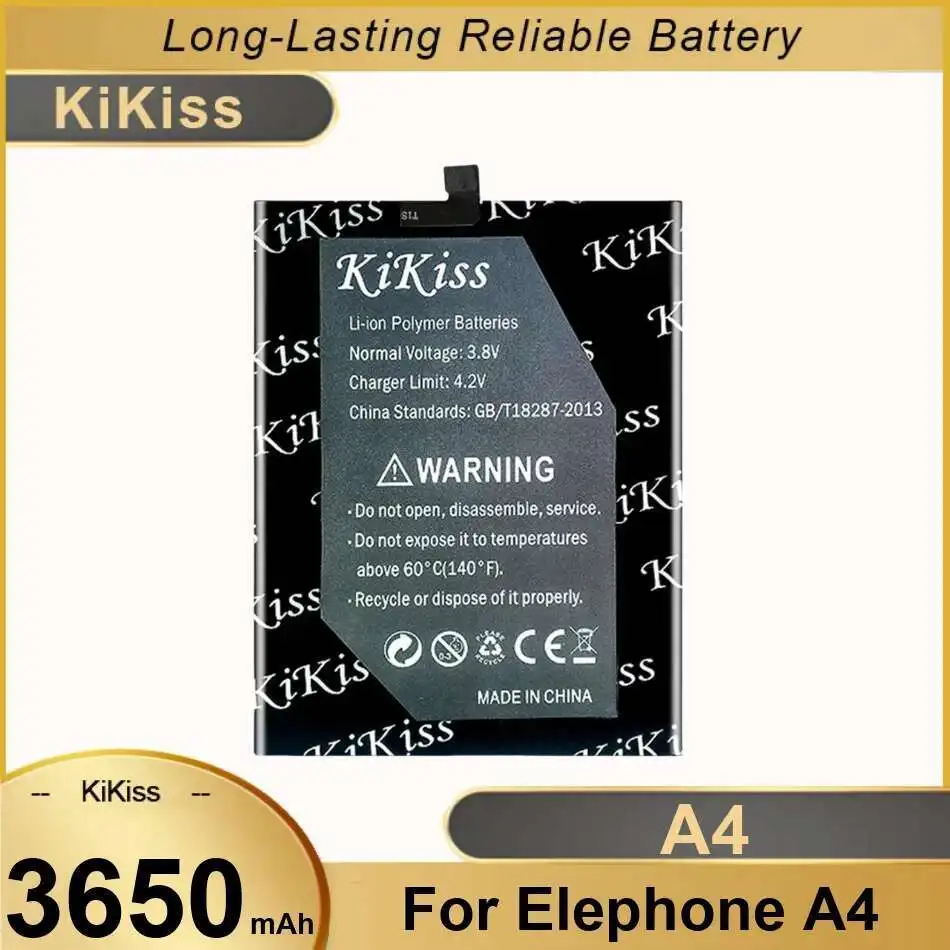

Для Elephone A4 3650 мАч надежный аккумулятор мобильного телефона
