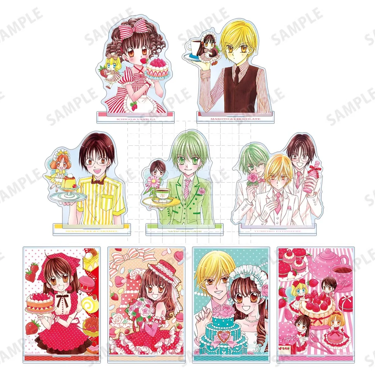 Spiel Amano Ichigo Kashino Makoto Andou Sennosuke Hanabusa Satsuki Acryl Stand Puppe Anime Abbildung Modell Platte Cosplay Spielzeug Geschenk