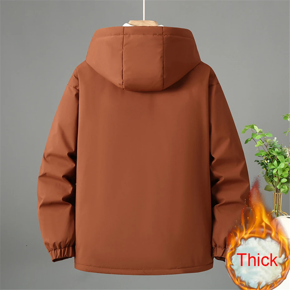 Winter Parkas Men Thick Cargo Jacket Coat Plus Size 10XL 11XL Fashion Casual Hooded Parkas Big Size 11XL