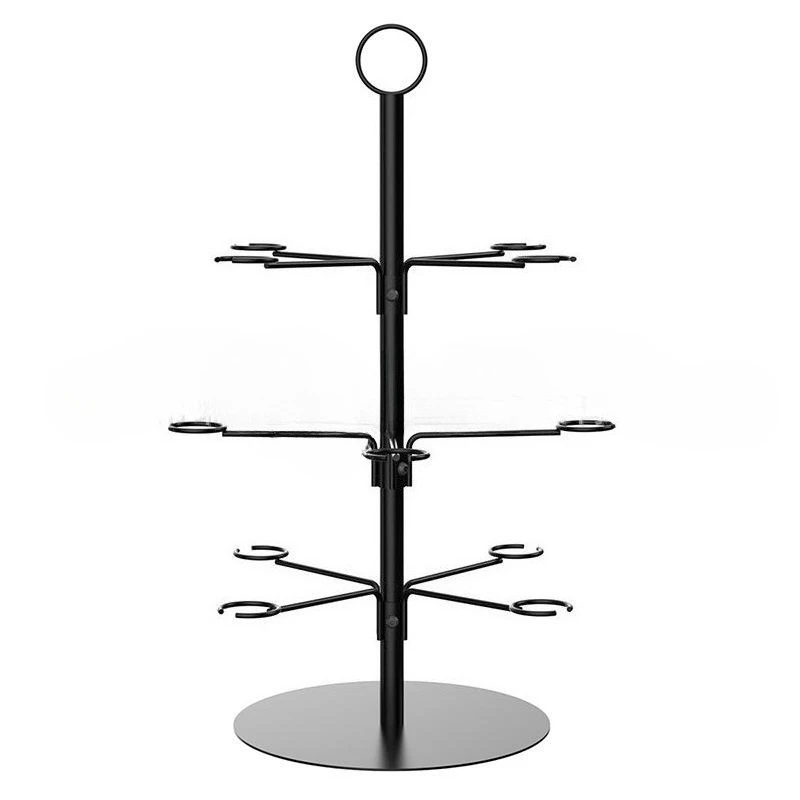 Multi-Functional 3 Tier Wine Glass Holder Freestanding Tabletop Storage Rack Cocktail Glass Tree Display Stand