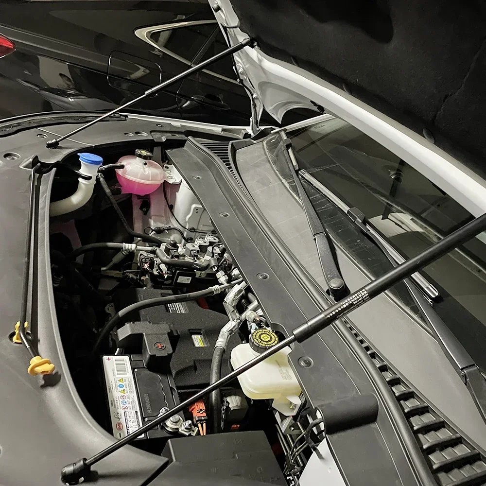 Car Hood Strut Bars Hydraulic Rod for BYD Atto 3 Yuan Plus 2022 2023 2024 Spring Shock Bracket Absorber Lift Kit Car-Accessories