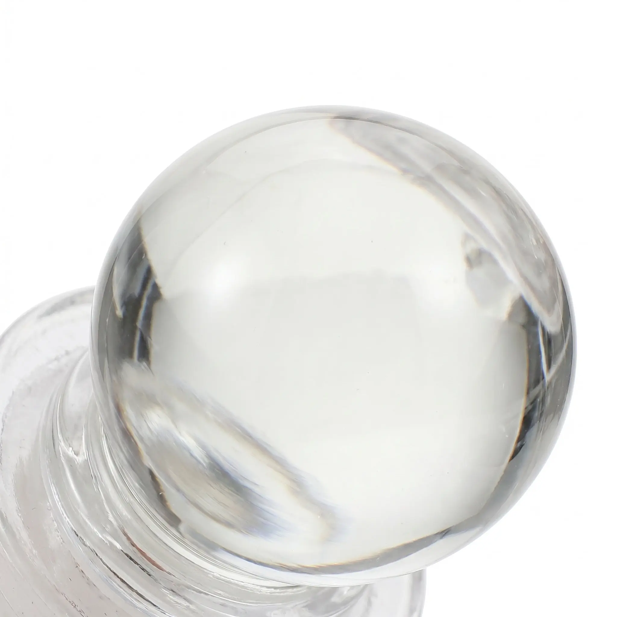2Pcs 200Ml Clear Sturdy Glass Diffuser Bottles Refillable Fragrance Storage Jar for Living Room Bathroom Study Balcony Aroma