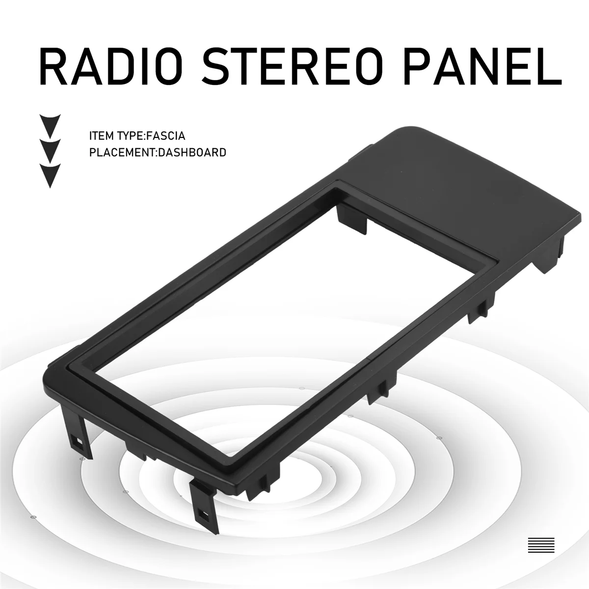 

Lasting Car Stereo Radio Fascia Panel Plate Frame 2 Din for Xc70/ V70/ S60 2004-2007