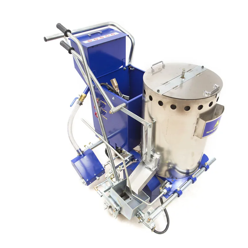 Hoge reflecterende weglijn verkeersmarkering verf standaard glazen kraal witte thermoplastische wegmarkering machine