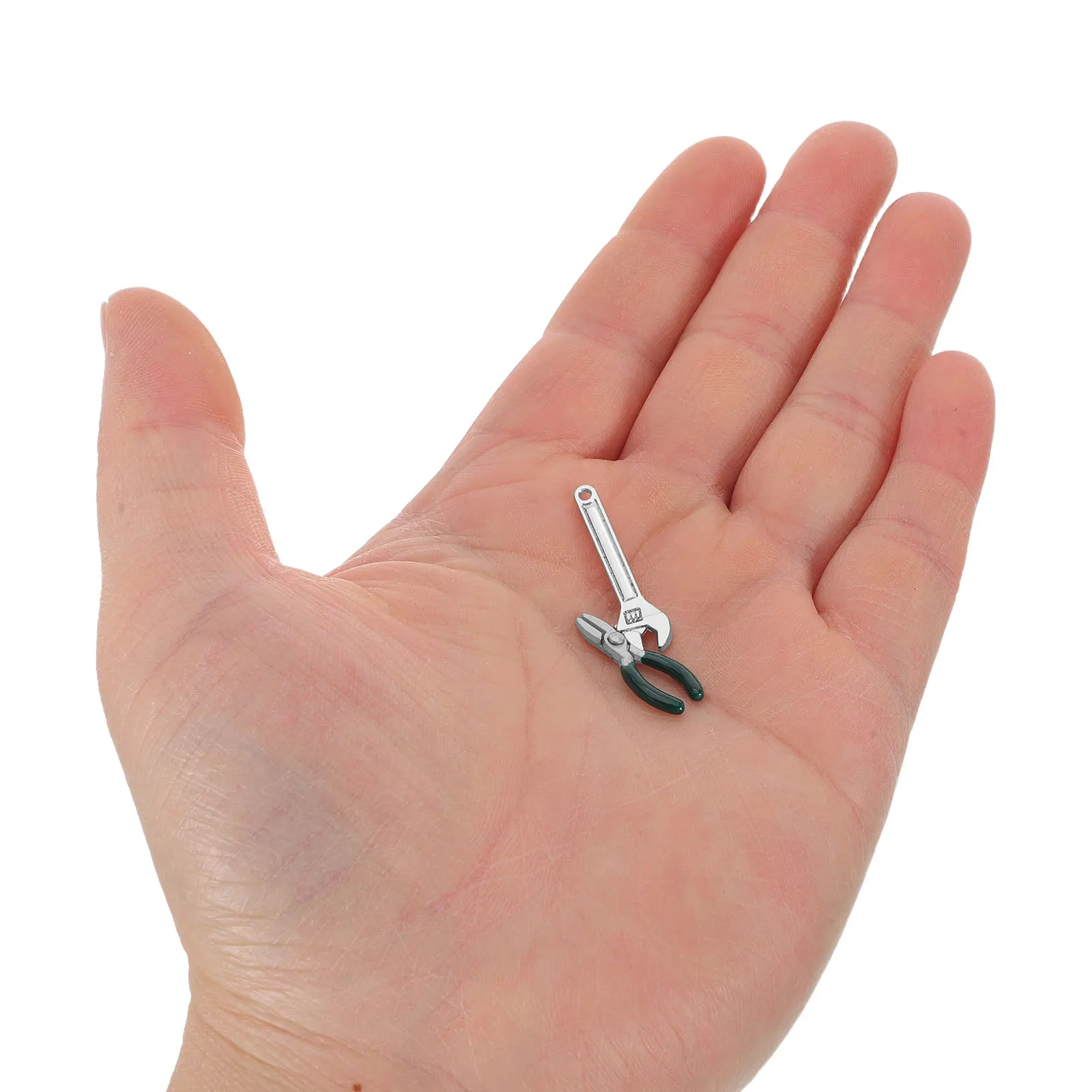 Mini outils de cour et de jardin, réparation du métal, petit ensemble d'outils créatifs, jeu de simulation, accessoires miniatures pour maison de poupée, 6 pièces