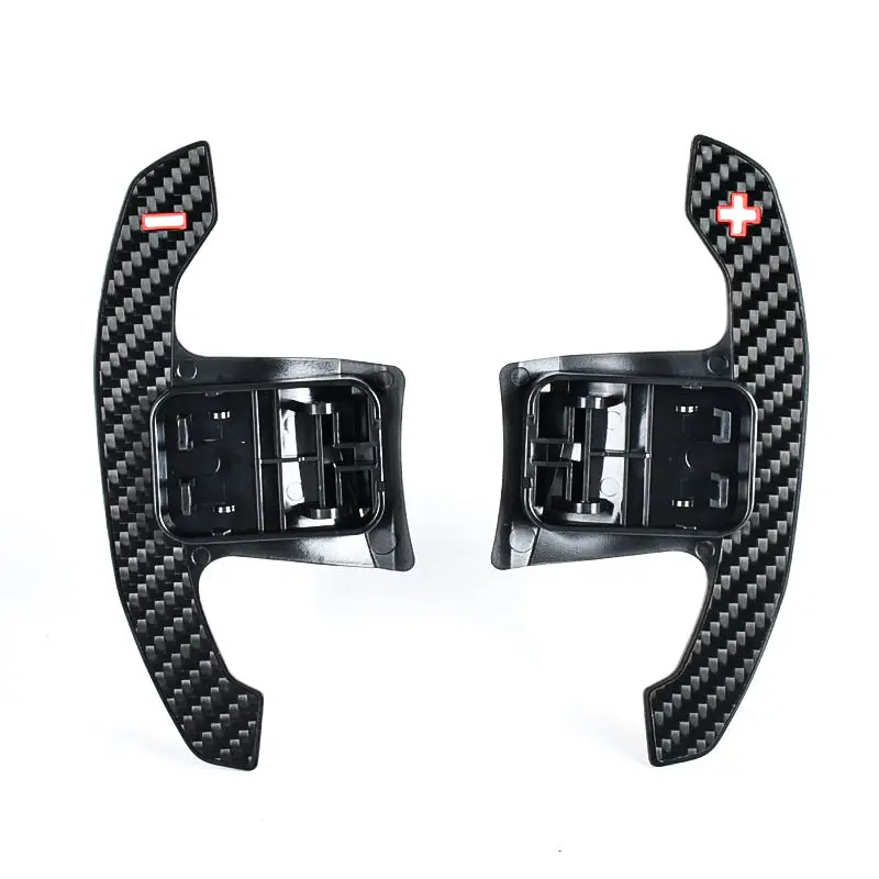 QSF Carbon Paddle Shifters For  2 3 4 5 6 7 8Series G20 G29 G30 G01 G05 G07 G11 F30 Car Steering wheel shift paddles extended