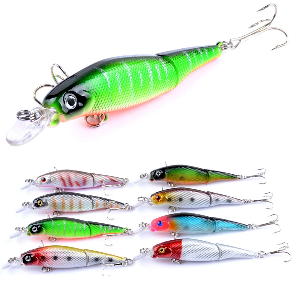 1 PZ 7.4g 8.8 cm Esca Dura Richiamo per la Pesca Dei Ciprinidi Trota Pesce Persico Calamari Shad Rockfish - Accessorio per Attrezzi da Pesca in Pezzo Singolo