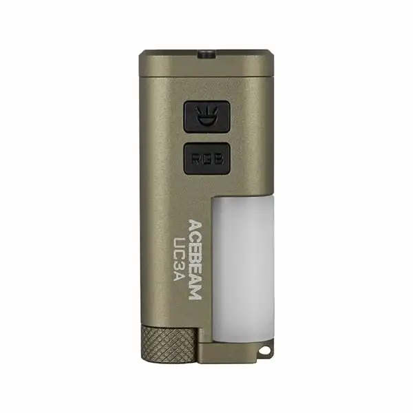 Acebeam UC3A Compact Multi-Color EDC Light 270 Degrees Visible RGB Auxiliary Lightweight Flashlight with 10440 battery