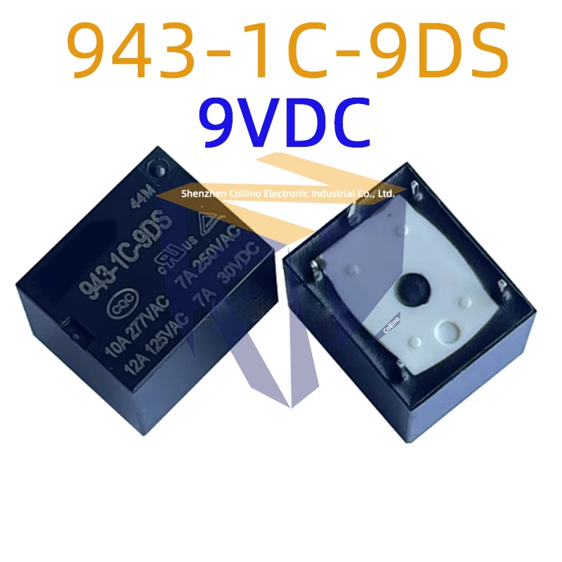 10pcs 943-1C-5DS 5VDC, 943-1C-9DS 9VDC, 943-1C-12DS 12VDC, 943-1C-24DS 24VDC, 5-pin 