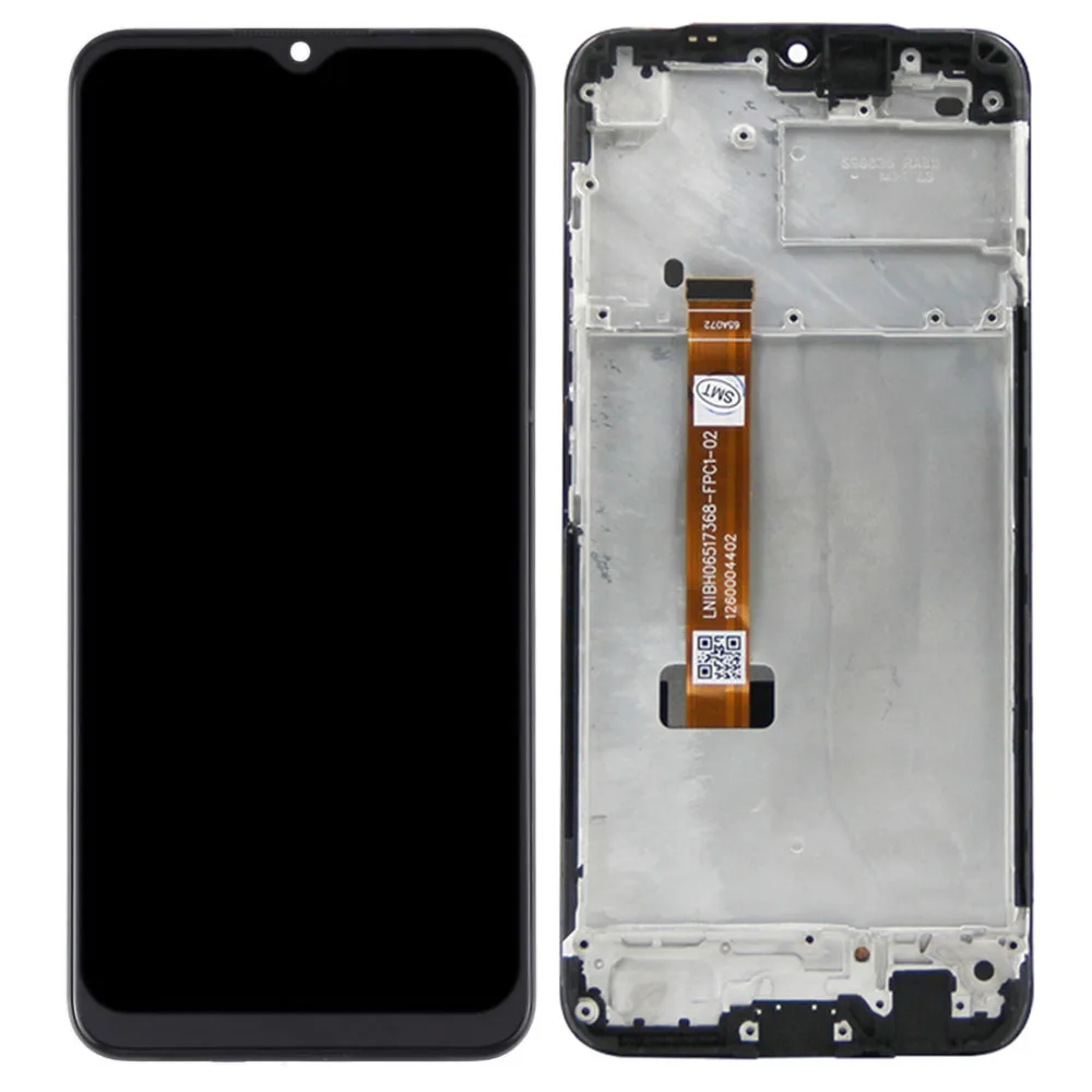 

6.5 inch Replacement LCD Screen For Realme C15 RMX2180 and Digitizer Assembly + Frame Part