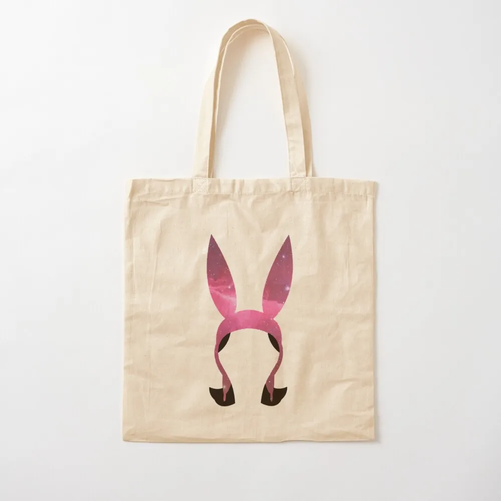 Cosmic Bunny Ears Tote Bag shopper bag women canvas canvas personalized