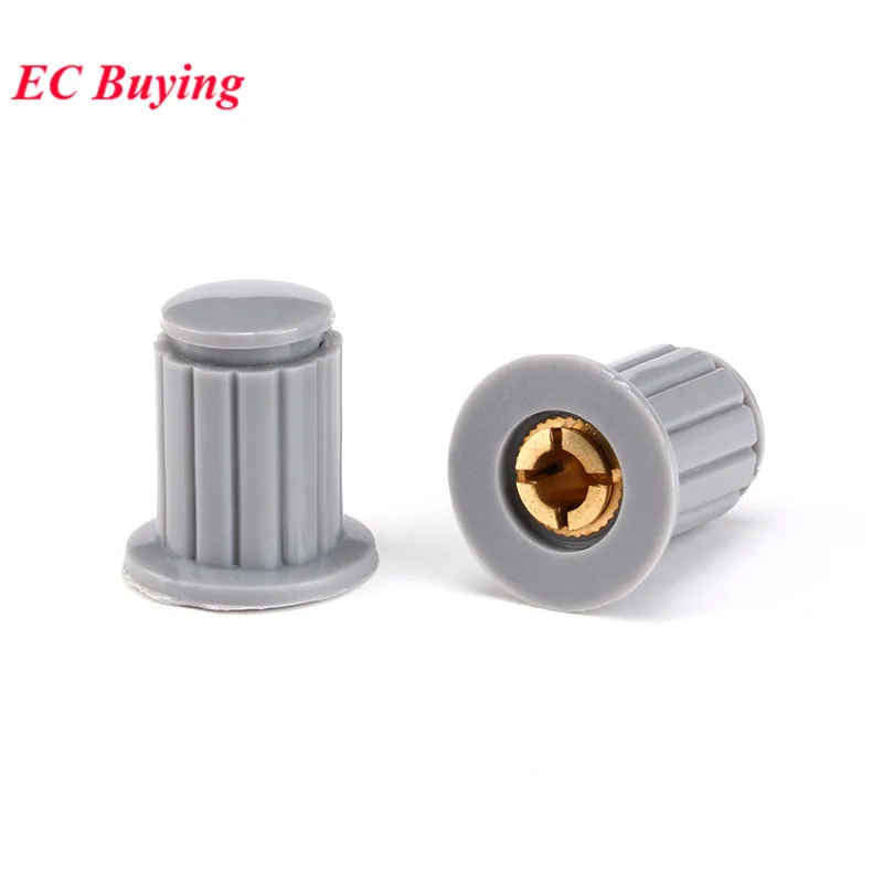 5pcs/lot WXD3-13 Gray Knob Button Cap is suitable for High Quality WXD3-13-2W Turn Around Multi-Turn Potentiometer Rotary Switch