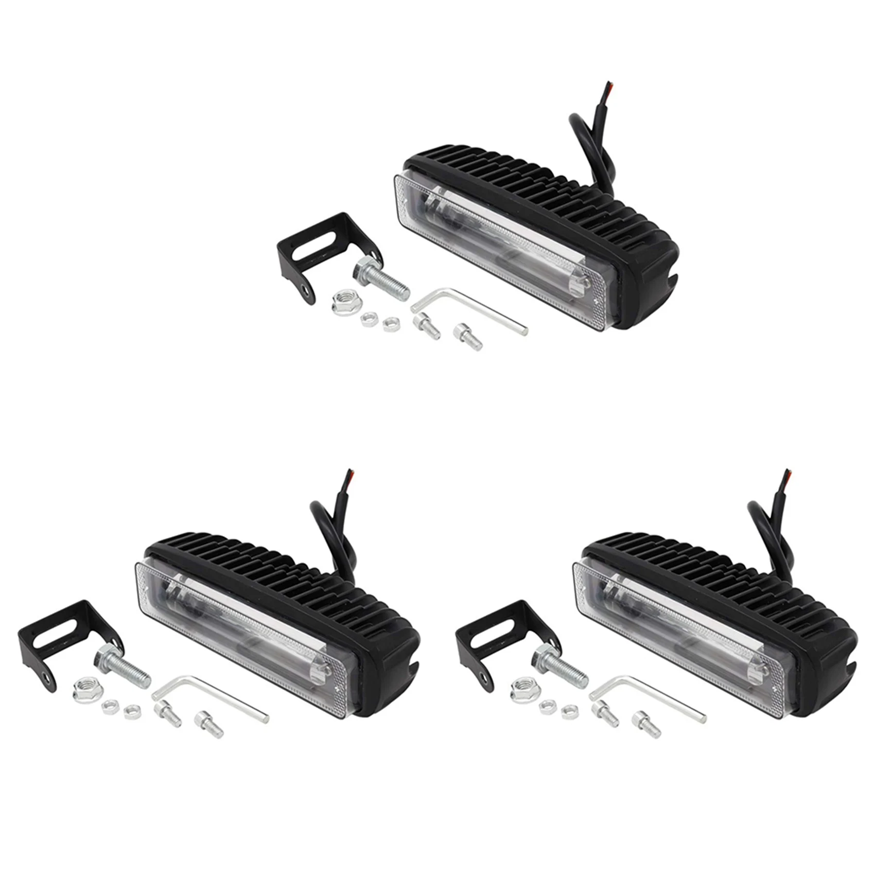 

4-дюймовый 30 Вт красный светодиодный светильник для вилочного погрузчика, грузовика, сигнальная лампа, безопасный рабочий свет, бар, склад, опасность, 10-80 В (3 шт.)