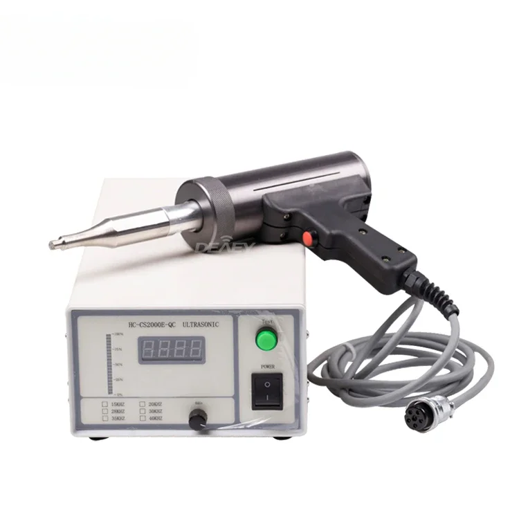 28khz 1200W System Welder Handheld Plastic Spot Price Good Device Hand Held Ultrasonic Welding Machine