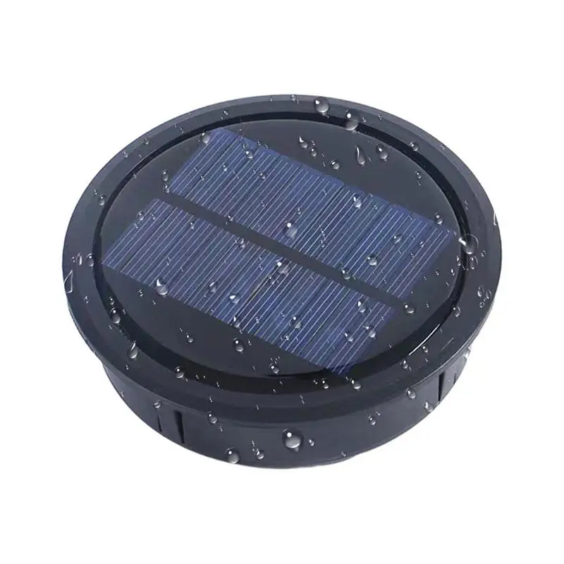 Solar Light Replacement Top 1.2V Waterproof LED Solar Panel Lantern Lid Light Solar Lantern Top Outdoor Decor Garden