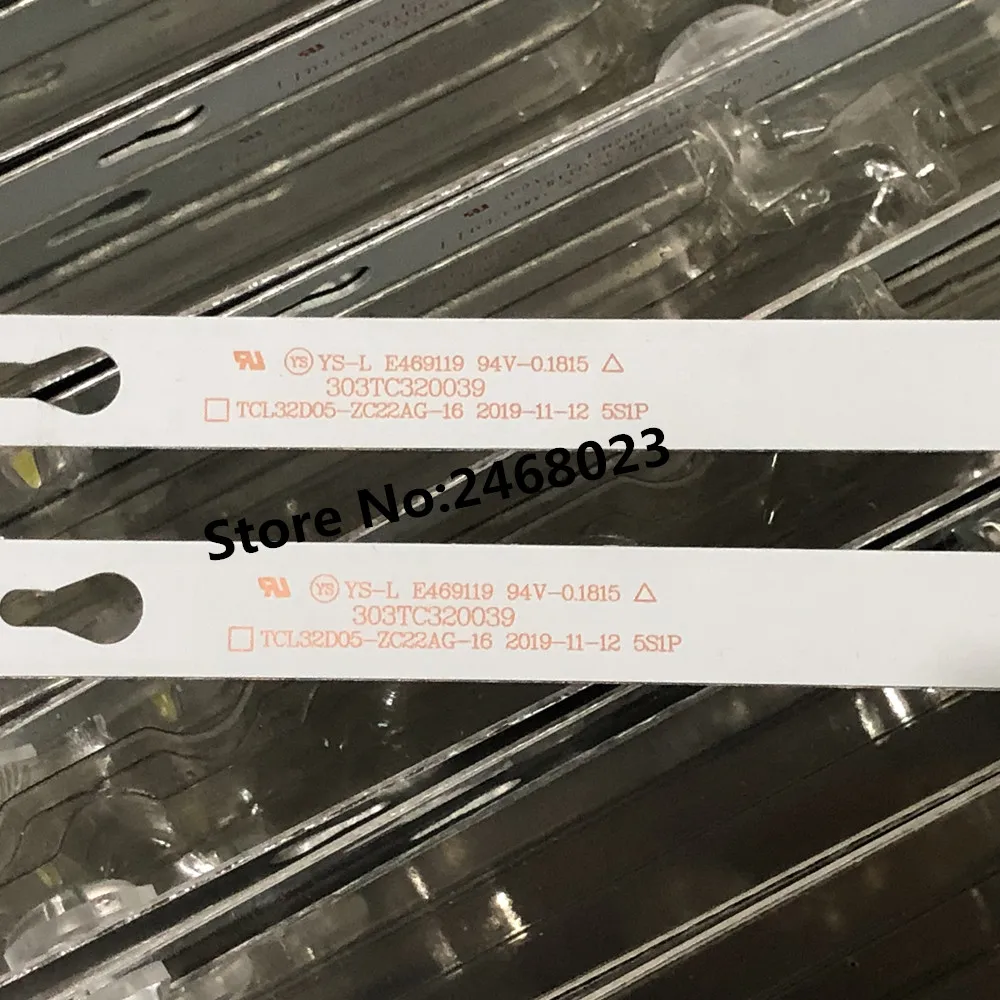 Bande de rétroéclairage LED, 32S6500S, 32S6500, 32S5300, 32D1200, Philco PTV32D12D, PTV32D12, 4C-LB320T-DSA, DSR, 32HR332M05A7, V2, 10 pièces