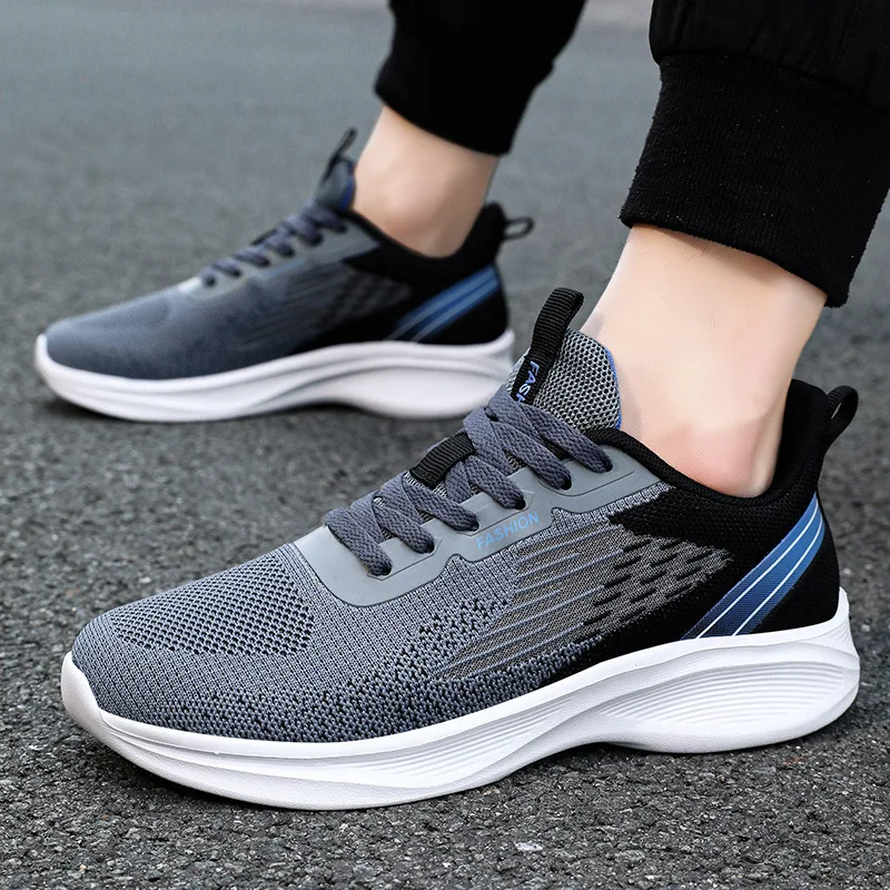 Men's shoes spring and autumn breathable comfortable sports leisure running shoes lightweight soft-soled sports shoes