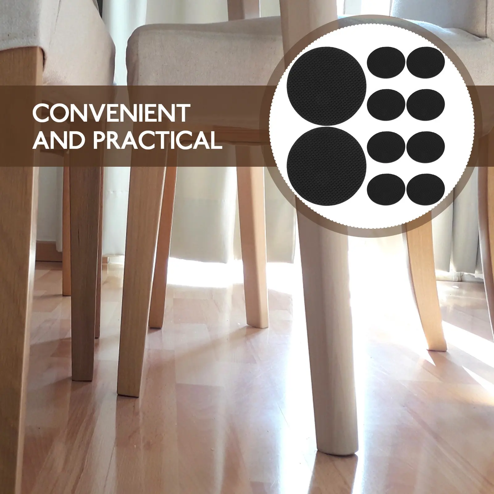 

10Pcs Billiard Pool Table Leg Levelers Adjustable Foot Pad Floor Protector Cushion for Tables Kitchen Workshop