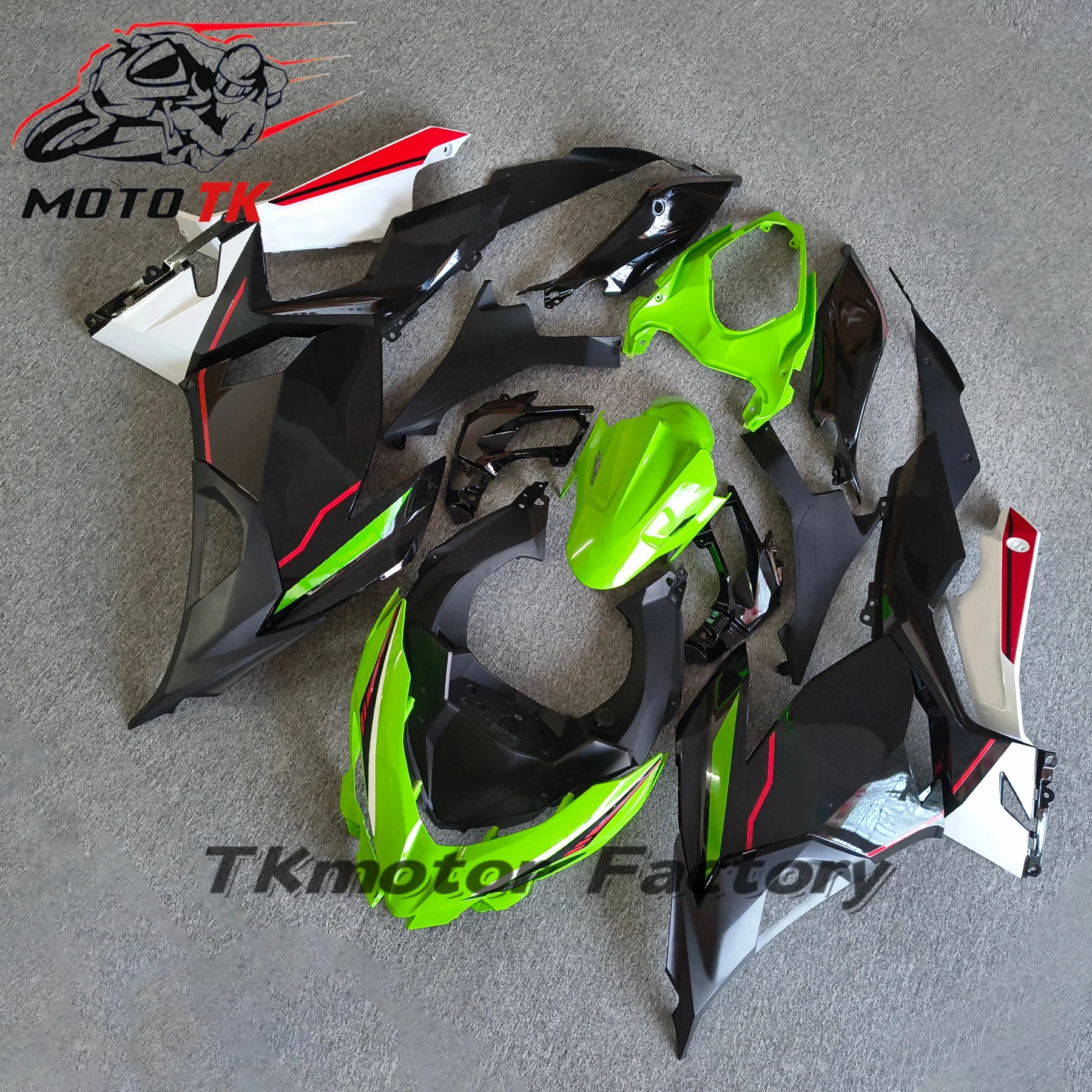 Motorcycle Full Body Kits Fairing For KAWASAKI Ninja400 / Ninja 400 / EX 400 2018 2019 2020 2021 2022 2023 ABS Injection
