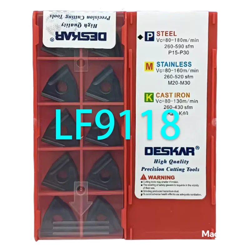

WNMG080404R-S WNMG080408R-S WNMG080404L-S WNMG080408L-S LF6118 LF6018S LF9018 LF9118 LF9218 DESKAR Carbide Inserts Turning Tool