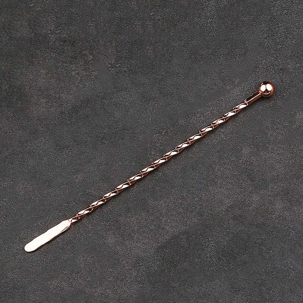 

Swizzle Stick Drink Muddler Stainless Steel Cocktail Sticks Stirring Rod Shaker Bar Tool Beverage Stirrer Non Toxic Family Safe