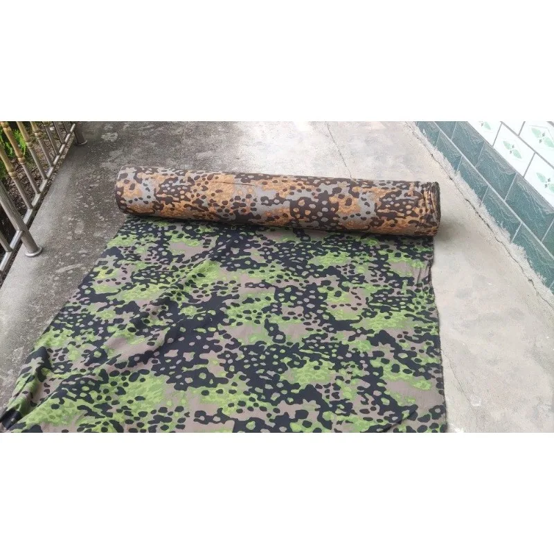 1 Meter Long No. 3 Plane Tree Camouflage Fabric Plane Tree No. 3 Fine Canvas Double-Sided Cloth DIY Cloth